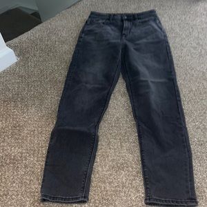 American eagle black straight leg